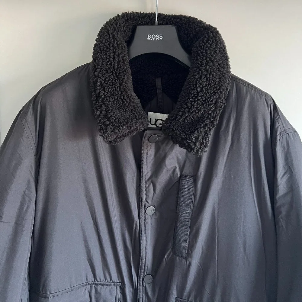 UGG | Men's Ethan Bomber Sherpa Jacket - Picture 8 of 15